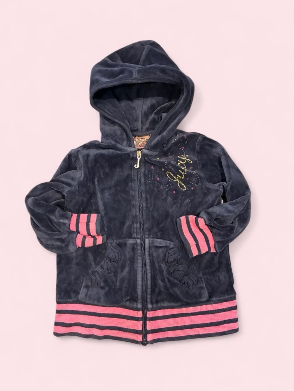 Y2K Baby Juicy Couture Zip Up Hoodie
